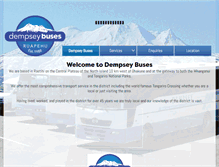 Tablet Screenshot of dempseybuses.co.nz